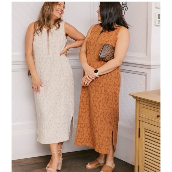 Smash + Tess Coffee Date Midi Sheath Dress (M) - Picture 11 of 11